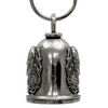 MLB9091 Devil Motorcycle Good Luck Bell w/ Key Ring-Key Chain Accessory for Bikers - HighwayLeather