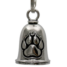 MLB9092 Dog Paw Motorcycle Good Luck Bell w/ Key Ring-Key Chain Accessory for Bikers - HighwayLeather