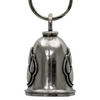 MLB9092 Dog Paw Motorcycle Good Luck Bell w/ Key Ring-Key Chain Accessory for Bikers - HighwayLeather