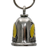 MLB9093 Don't Tread on Me Motorcycle Good Luck Bell w/ Key Ring-Key Chain Accessory for Bikers - HighwayLeather