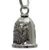 MLB9096 Eagle Head Motorcycle Good Luck Bell w/ Key Ring-Key Chain Accessory for Bikers - HighwayLeather