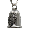 MLB9097 Event Rose Motorcycle Good Luck Bell w/ Key Ring-Key Chain Accessory for Bikers - HighwayLeather