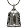 MLB9097 Event Rose Motorcycle Good Luck Bell w/ Key Ring-Key Chain Accessory for Bikers - HighwayLeather