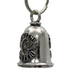 MLB9099 Fallen Sister Motorcycle Good Luck Bell w/ Key Ring-Key Chain Accessory for Bikers - HighwayLeather