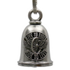 MLB9102 Flying Wheel Motorcycle Good Luck Bell w/ Key Ring-Key Chain Accessory for Bikers - HighwayLeather