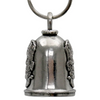 MLB9103 Frankie Motorcycle Good Luck Bell w/ Key Ring-Key Chain Accessory for Bikers - HighwayLeather