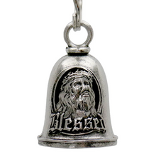 MLB9112 Jesus Motorcycle Good Luck Bell w/ Key Ring-Key Chain Accessory for Bikers - HighwayLeather