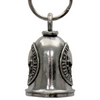 MLB9117 Live Free Hardcore Motorcycle Good Luck Bell w/ Key Ring-Key Chain Accessory for Bikers - HighwayLeather