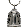 MLB9136 Shredder Motorcycle Good Luck Bell w/ Key Ring-Key Chain Accessory for Bikers - HighwayLeather