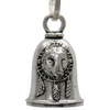 MLB9154 Wolf Dream Motorcycle Good Luck Bell w/ Key Ring-Key Chain Accessory for Bikers - HighwayLeather