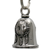 MLB9154 Wolf Dream Motorcycle Good Luck Bell w/ Key Ring-Key Chain Accessory for Bikers - HighwayLeather