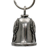 MLB9154 Wolf Dream Motorcycle Good Luck Bell w/ Key Ring-Key Chain Accessory for Bikers - HighwayLeather