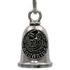 MLB9155 Zodiac Aquarius Motorcycle Good Luck Bell w/ Key Ring-Key Chain Accessory for Bikers - HighwayLeather