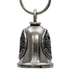 MLB9155 Zodiac Aquarius Motorcycle Good Luck Bell w/ Key Ring-Key Chain Accessory for Bikers - HighwayLeather