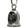 MLB9156 Zodiac Aries Motorcycle Good Luck Bell w/ Key Ring-Key Chain Accessory for Bikers - HighwayLeather