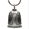 MLB9156 Zodiac Aries Motorcycle Good Luck Bell w/ Key Ring-Key Chain Accessory for Bikers - HighwayLeather