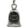 MLB9157 Zodiac Cancer Motorcycle Good Luck Bell w/ Key Ring-Key Chain Accessory for Bikers - HighwayLeather
