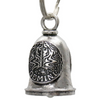 MLB9159 Zodiac Gemini Motorcycle Good Luck Bell w/ Key Ring-Key Chain Accessory for Bikers - HighwayLeather