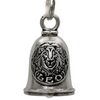 MLB9160 Zodiac Leo Motorcycle Good Luck Bell w/ Key Ring-Key Chain Accessory for Bikers - HighwayLeather