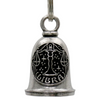 MLB9161 Zodiac Libra Motorcycle Good Luck Bell w/ Key Ring-Key Chain Accessory for Bikers - HighwayLeather