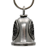 MLB9161 Zodiac Libra Motorcycle Good Luck Bell w/ Key Ring-Key Chain Accessory for Bikers - HighwayLeather
