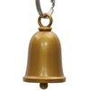 MLB9167 Antique Gold Motorcycle Good Luck Bell w/ Key Ring-Key Chain Accessory for Bikers - HighwayLeather