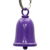 MLB9169 Matte Purple Motorcycle Good Luck Bell w/ Key Ring-Key Chain Accessory for Bikers - HighwayLeather