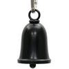 MLB9170 Black Motorcycle Good Luck Bell w/ Key Ring-Key Chain Accessory for Bikers - HighwayLeather