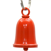 MLB9171 Orange Motorcycle Good Luck Bell w/ Key Ring-Key Chain Accessory for Bikers - HighwayLeather