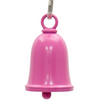 MLB9172 Pink Motorcycle Good Luck Bell w/ Key Ring-Key Chain Accessory for Bikers - HighwayLeather