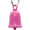 MLB9172 Pink Motorcycle Good Luck Bell w/ Key Ring-Key Chain Accessory for Bikers - HighwayLeather