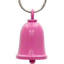 MLB9172 Pink Motorcycle Good Luck Bell w/ Key Ring-Key Chain Accessory for Bikers - HighwayLeather