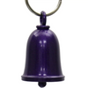 MLB9173 Glitter Purple Motorcycle Good Luck Bell w/ Key Ring-Key Chain Accessory for Bikers - HighwayLeather