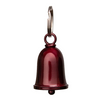 MLB9176 Candy Red Motorcycle Good Luck Bell w/ Key Ring-Key Chain Accessory for Bikers - HighwayLeather