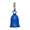 MLB9177 Glitter Blue Motorcycle Good Luck Bell w/ Key Ring-Key Chain Accessory for Bikers - HighwayLeather