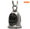 MLB9163 Zodiac Sagittarius Motorcycle Good Luck Bell w/ Key Ring-Key Chain Accessory for Bikers - HighwayLeather