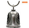 MLB9163 Zodiac Sagittarius Motorcycle Good Luck Bell w/ Key Ring-Key Chain Accessory for Bikers - HighwayLeather