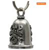 MLB9119 Mechanic Motorcycle Good Luck Bell w/ Key Ring-Key Chain Accessory for Bikers - HighwayLeather