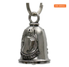 MLB9129 POW MIA Motorcycle Good Luck Bell w/ Key Ring-Key Chain Accessory for Bikers - HighwayLeather