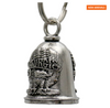 Milwaukee Leather MLB9144 Sturgis Upwing Motorcycle Good Luck Bell w/ Key Ring-Key Chain Accessory for Bikers - HighwayLeather