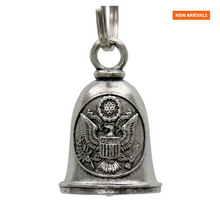 MLB9147 US SEAL Motorcycle Good Luck Bell w/ Key Ring-Key Chain Accessory for Bikers - HighwayLeather