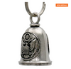 MLB9147 US SEAL Motorcycle Good Luck Bell w/ Key Ring-Key Chain Accessory for Bikers - HighwayLeather