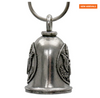 MLB9147 US SEAL Motorcycle Good Luck Bell w/ Key Ring-Key Chain Accessory for Bikers - HighwayLeather