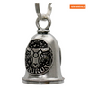 MLB9165 Zodiac Taurus Motorcycle Good Luck Bell w/ Key Ring-Key Chain Accessory for Bikers - HighwayLeather