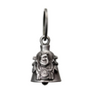 MLB9053 'Bull Dog & Bike' Motorcycle Good Luck Bell | Key Chain Accessory for Bikers - HighwayLeather