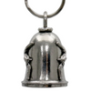 MLB9087 Crossed Pistols Motorcycle Good Luck Bell w/ Key Ring-Key Chain Accessory for Bikers - HighwayLeather