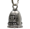 MLB9146 Trucker Motorcycle Good Luck Bell w/ Key Ring-Key Chain Accessory for Bikers - HighwayLeather