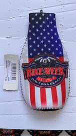 American Bike week Rally Logo DayTona 2024 Beach Bottle Wrap - HighwayLeather