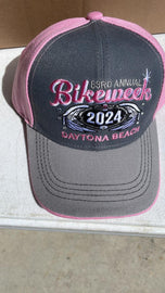 83RD Annual bikeweek Pink Daytona 2024 Beach Cap - HighwayLeather