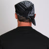 Hot Leathers BAP1001 Classic Black and White Paisley Bandana